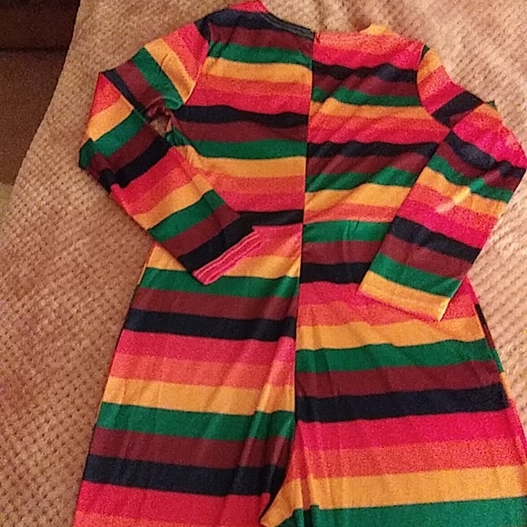 Rainbow One Piece Short Jumpsuit. Size L - Picture 4 of 4